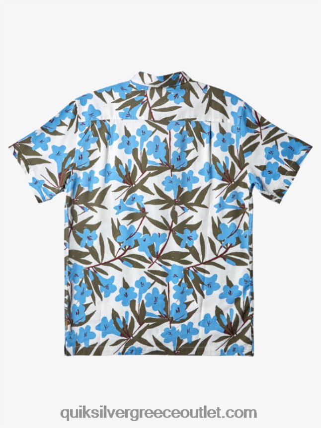waterman γύρω από θάμνο κοντομάνικο πουκάμισο Quiksilver άνδρες 66LP84473 σούρουπο μπλε γύρω από την πόλη