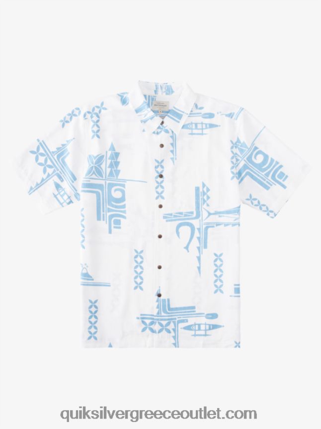 κοντομάνικο πουκάμισο waterman Quiksilver άνδρες 66LP84864 σούρουπο μπλε μεγάλη σύλληψη
