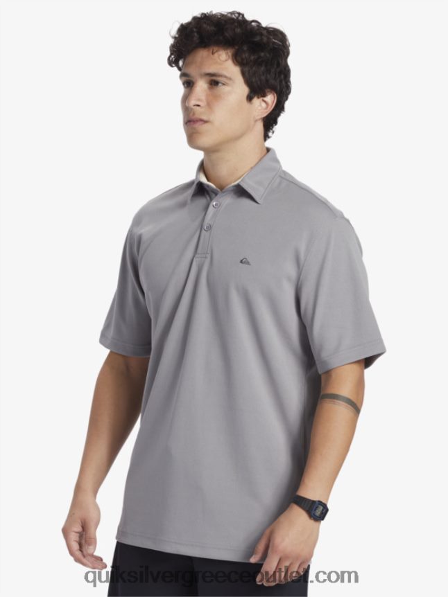 waterman κοντομάνικο πόλο μπλουζάκι Quiksilver άνδρες 66LP8497 είδος υφάσματος