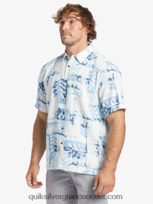τεχνικό κοντομάνικο πουκάμισο waterman canoes reef Quiksilver άνδρες 66LP84399 σούρουπο μπλε ύφαλος κανό w