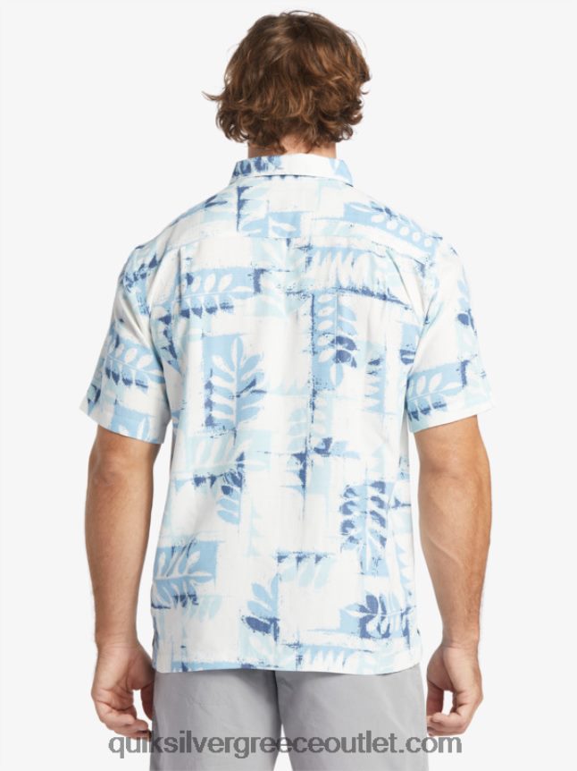 τεχνικό κοντομάνικο πουκάμισο waterman canoes reef Quiksilver άνδρες 66LP84399 σούρουπο μπλε ύφαλος κανό w
