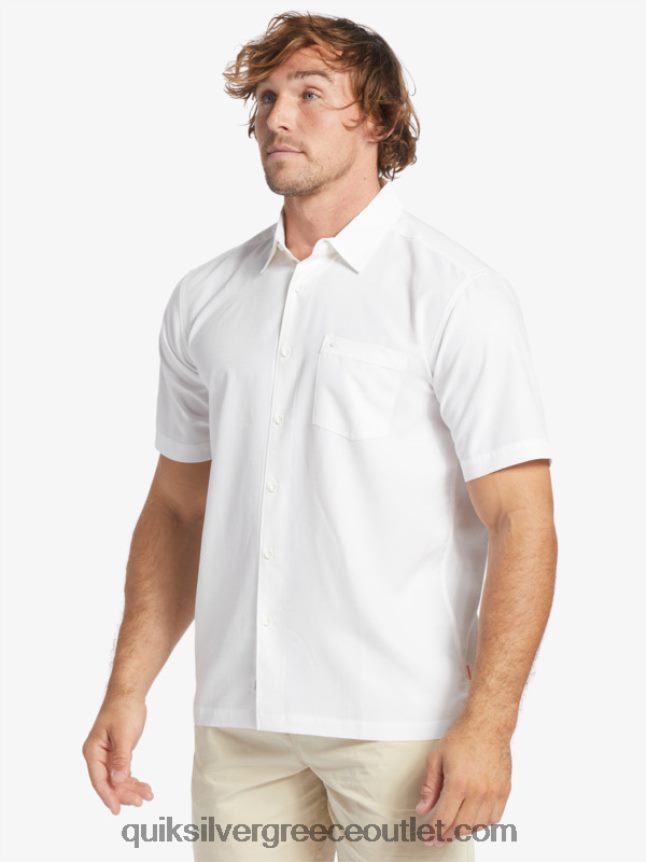 πουκάμισο waterman centinela premium αντιρυτιδικό Quiksilver άνδρες 66LP841300 λευκή centinella