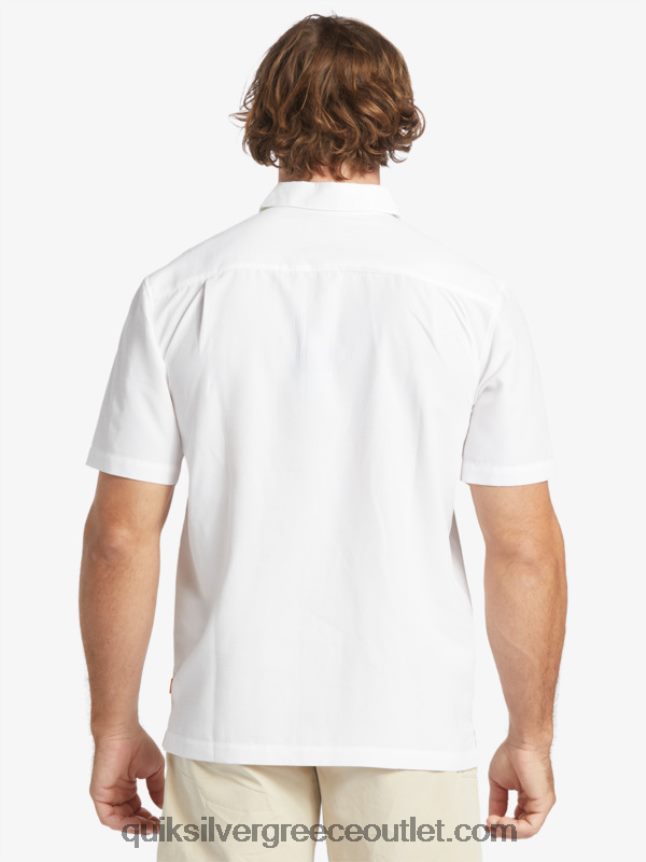 πουκάμισο waterman centinela premium αντιρυτιδικό Quiksilver άνδρες 66LP841300 λευκή centinella