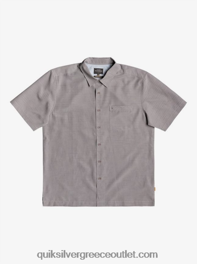 πουκάμισο waterman centinela premium αντιρυτιδικό Quiksilver άνδρες 66LP841301 πυριτόλιθο γκρι centinella