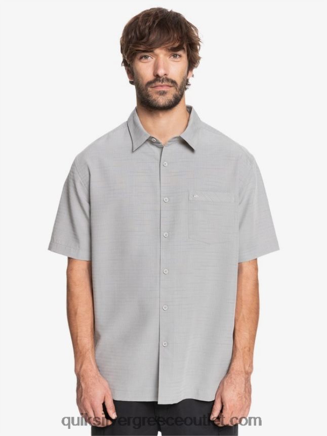 πουκάμισο waterman centinela premium αντιρυτιδικό Quiksilver άνδρες 66LP841301 πυριτόλιθο γκρι centinella