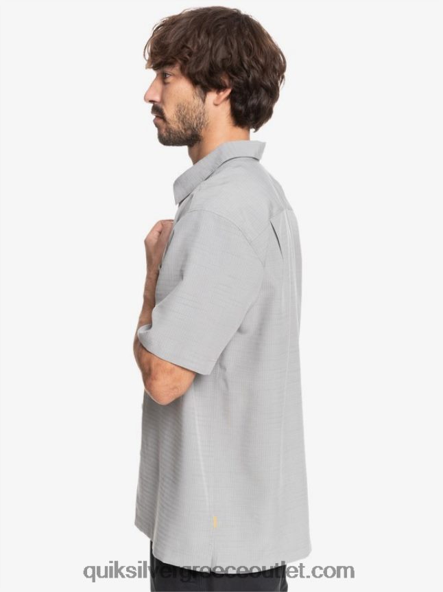 πουκάμισο waterman centinela premium αντιρυτιδικό Quiksilver άνδρες 66LP841301 πυριτόλιθο γκρι centinella