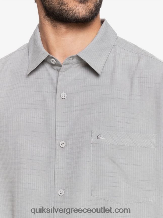 πουκάμισο waterman centinela premium αντιρυτιδικό Quiksilver άνδρες 66LP841301 πυριτόλιθο γκρι centinella