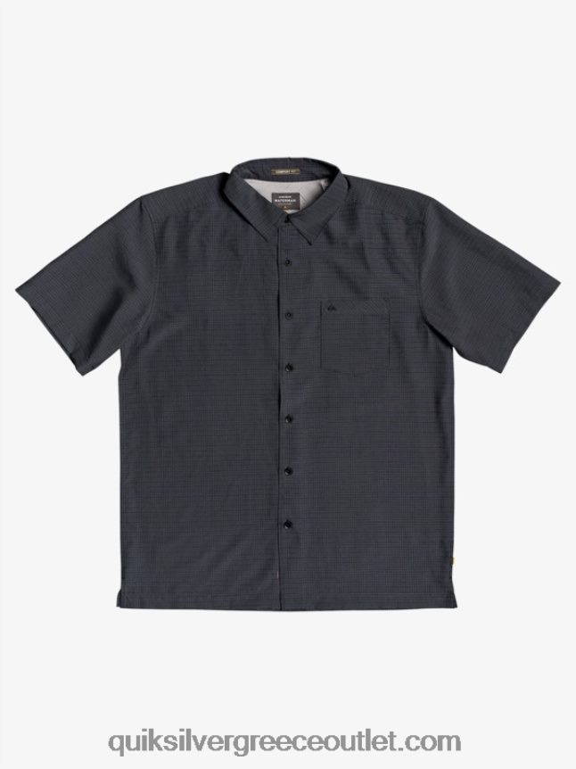πουκάμισο waterman centinela premium αντιρυτιδικό Quiksilver άνδρες 66LP841303 μαύρη centinella