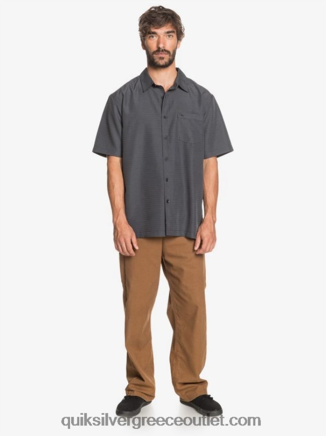πουκάμισο waterman centinela premium αντιρυτιδικό Quiksilver άνδρες 66LP841303 μαύρη centinella