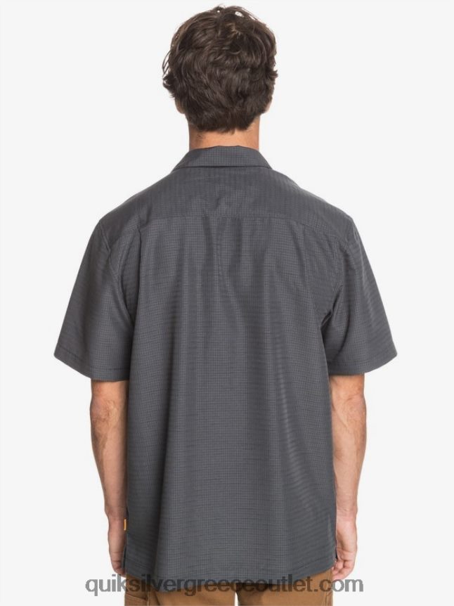 πουκάμισο waterman centinela premium αντιρυτιδικό Quiksilver άνδρες 66LP841303 μαύρη centinella