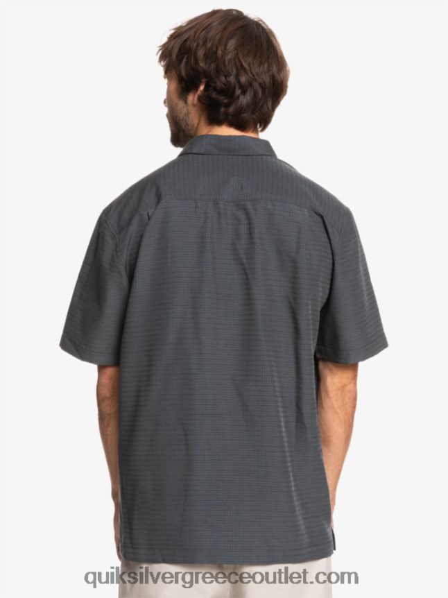 πουκάμισο waterman centinela premium αντιρυτιδικό Quiksilver άνδρες 66LP841303 μαύρη centinella