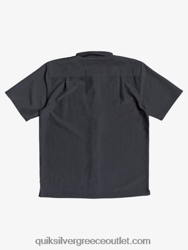 πουκάμισο waterman centinela premium αντιρυτιδικό Quiksilver άνδρες 66LP841303 μαύρη centinella