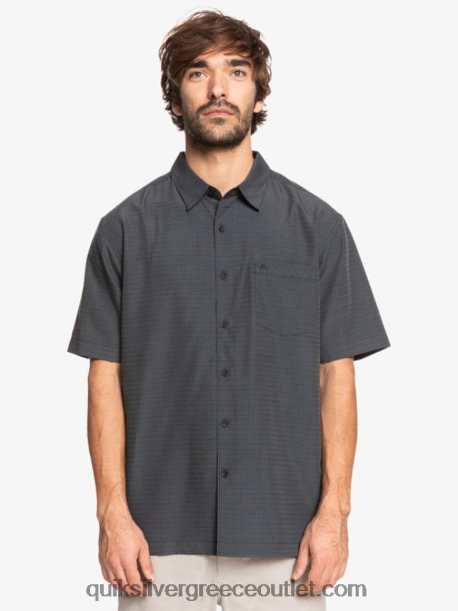 πουκάμισο waterman centinela premium αντιρυτιδικό Quiksilver άνδρες 66LP841303 μαύρη centinella