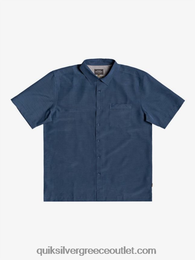 πουκάμισο waterman centinela premium αντιρυτιδικό Quiksilver άνδρες 66LP841304 μεσάνυχτα ναυτικό centinella