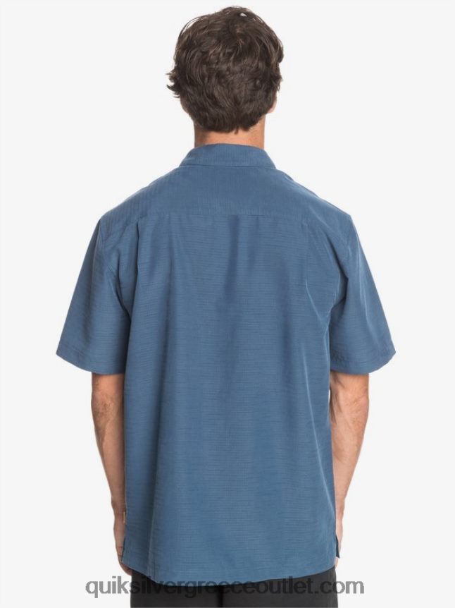 πουκάμισο waterman centinela premium αντιρυτιδικό Quiksilver άνδρες 66LP841304 μεσάνυχτα ναυτικό centinella