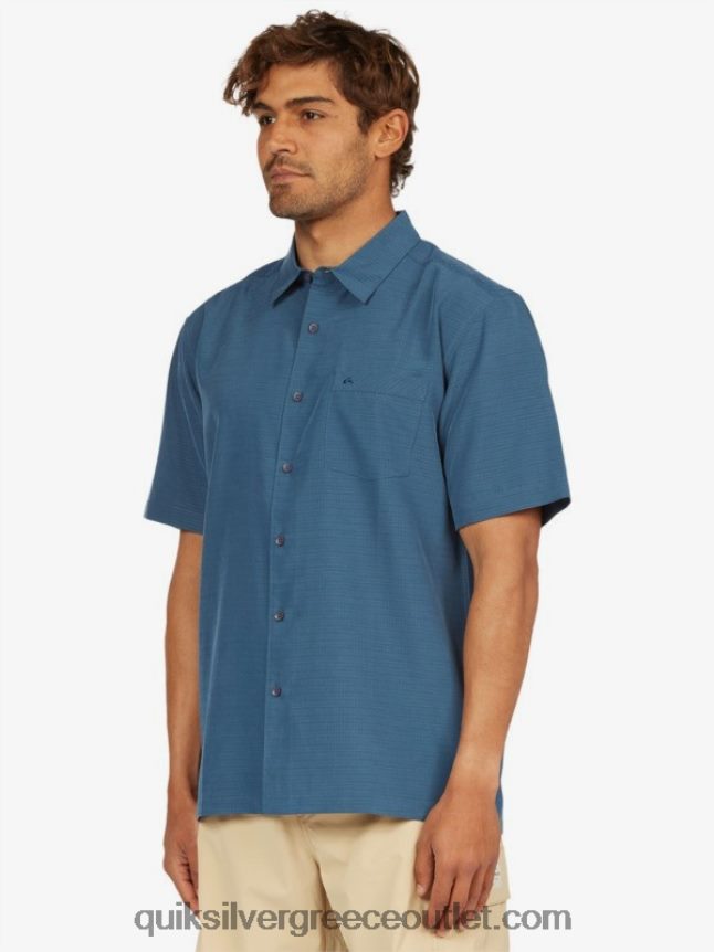 πουκάμισο waterman centinela premium αντιρυτιδικό Quiksilver άνδρες 66LP841304 μεσάνυχτα ναυτικό centinella
