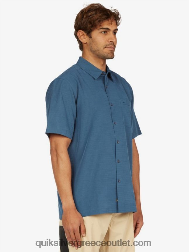 πουκάμισο waterman centinela premium αντιρυτιδικό Quiksilver άνδρες 66LP841304 μεσάνυχτα ναυτικό centinella
