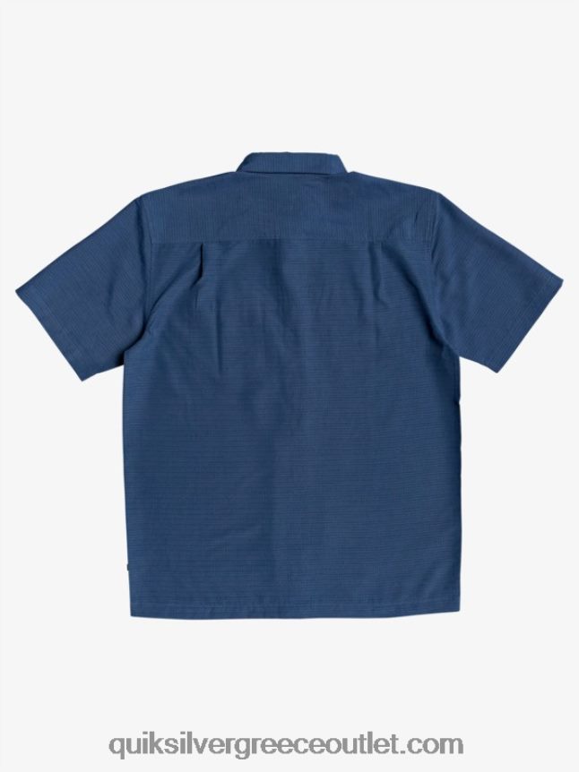 πουκάμισο waterman centinela premium αντιρυτιδικό Quiksilver άνδρες 66LP841304 μεσάνυχτα ναυτικό centinella