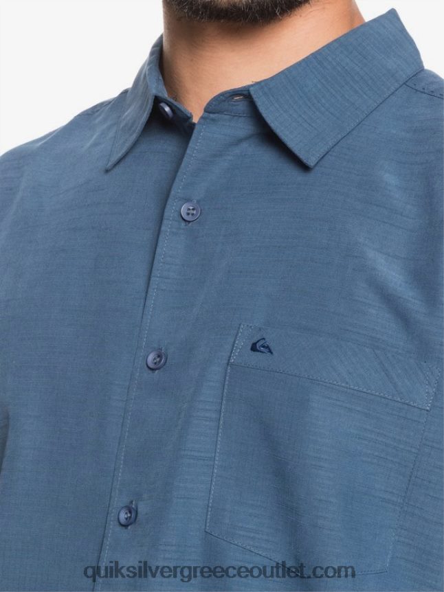 πουκάμισο waterman centinela premium αντιρυτιδικό Quiksilver άνδρες 66LP841304 μεσάνυχτα ναυτικό centinella