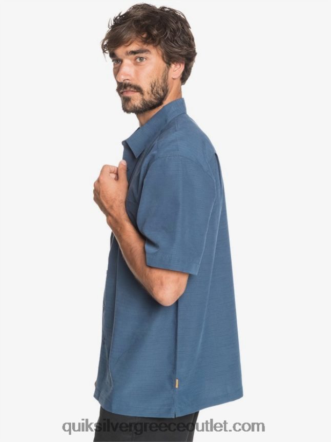 πουκάμισο waterman centinela premium αντιρυτιδικό Quiksilver άνδρες 66LP841304 μεσάνυχτα ναυτικό centinella