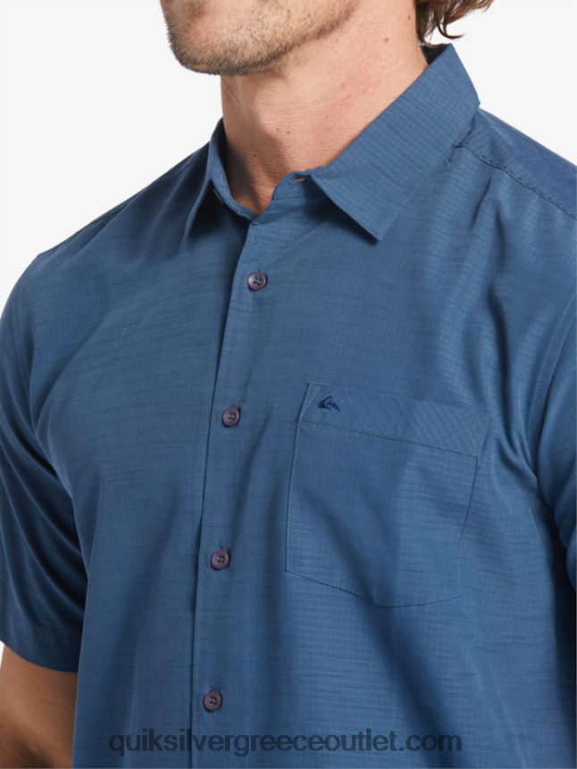 πουκάμισο waterman centinela premium αντιρυτιδικό Quiksilver άνδρες 66LP841304 μεσάνυχτα ναυτικό centinella