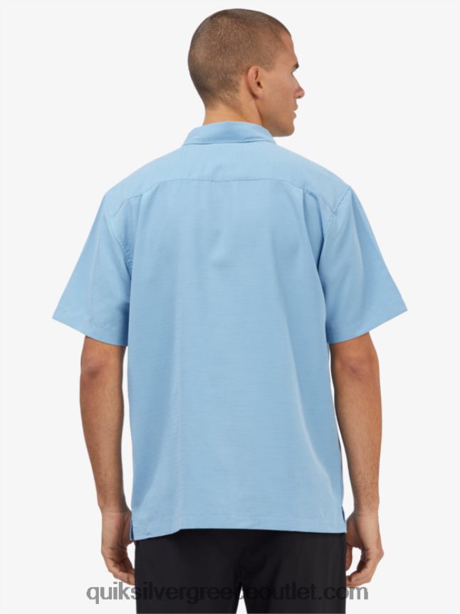 πουκάμισο waterman centinela premium αντιρυτιδικό Quiksilver άνδρες 66LP841305 σούρουπο μπλε centinella