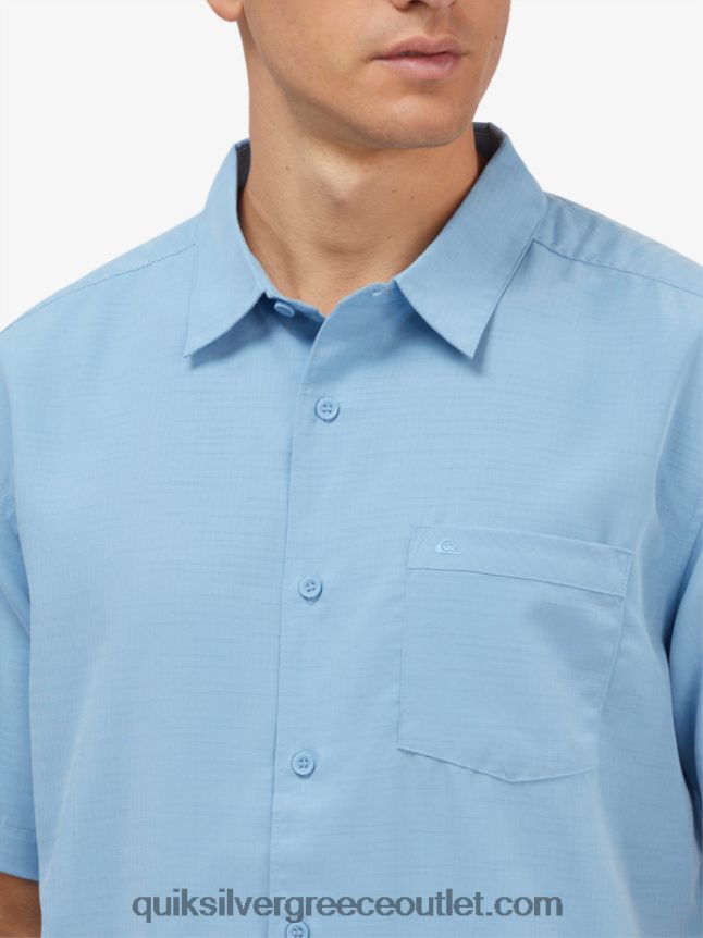 πουκάμισο waterman centinela premium αντιρυτιδικό Quiksilver άνδρες 66LP841305 σούρουπο μπλε centinella