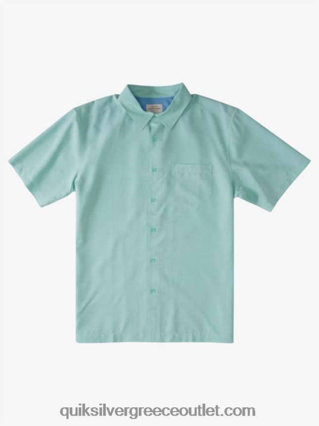 πουκάμισο waterman centinela premium αντιρυτιδικό Quiksilver άνδρες 66LP841311 λεπτή πράσινη centinella