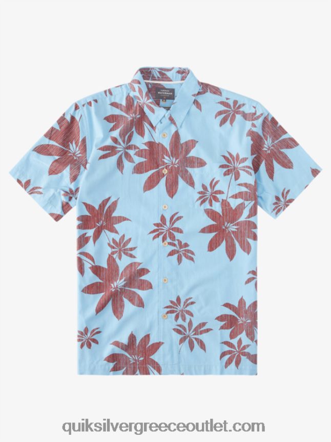 κοντομάνικο πουκάμισο waterman hot nights Quiksilver άνδρες 66LP841487 σούρουπο, καυτές νύχτες
