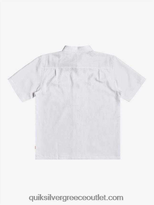 κοντομάνικο πουκάμισο waterman kelpies bay Quiksilver άνδρες 66LP841358 άσπρο