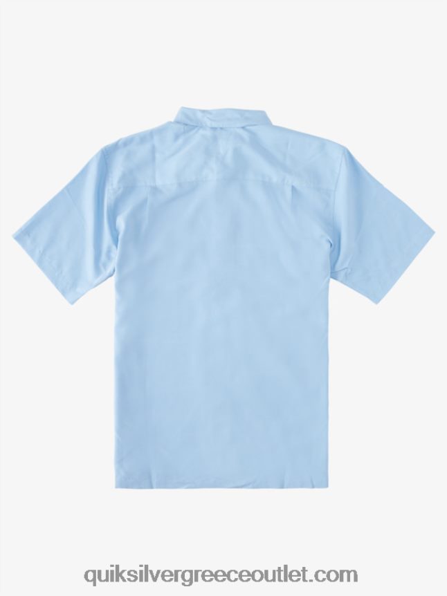 κοντομάνικο πουκάμισο waterman kings cliff Quiksilver άνδρες 66LP84285 σούρουπο μπλε βράχος βασιλιάδων