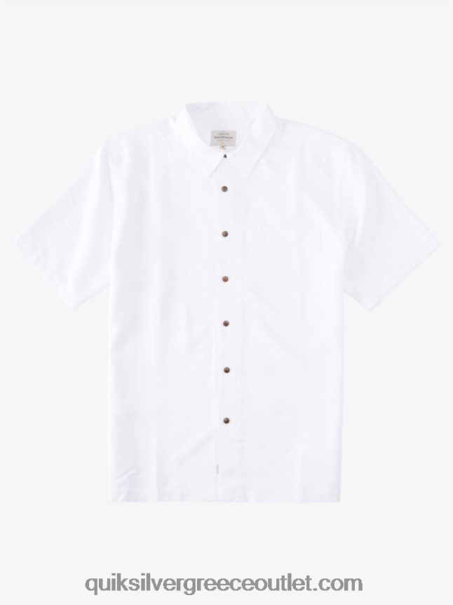 κοντομάνικο πουκάμισο waterman manele bay Quiksilver άνδρες 66LP84799 άσπρο