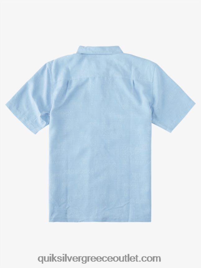 κοντομάνικο πουκάμισο waterman manele bay Quiksilver άνδρες 66LP84800 σούρουπο μπλε