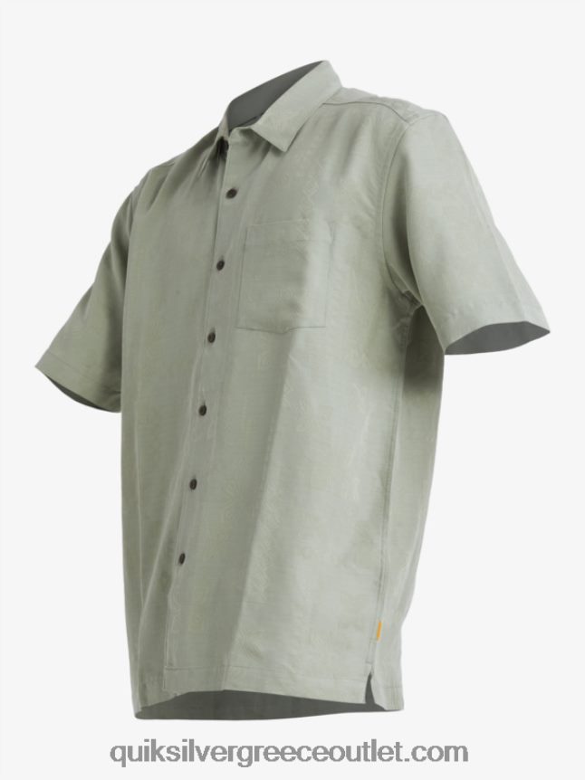 κοντομάνικο πουκάμισο waterman manele bay Quiksilver άνδρες 66LP84801 τσάι