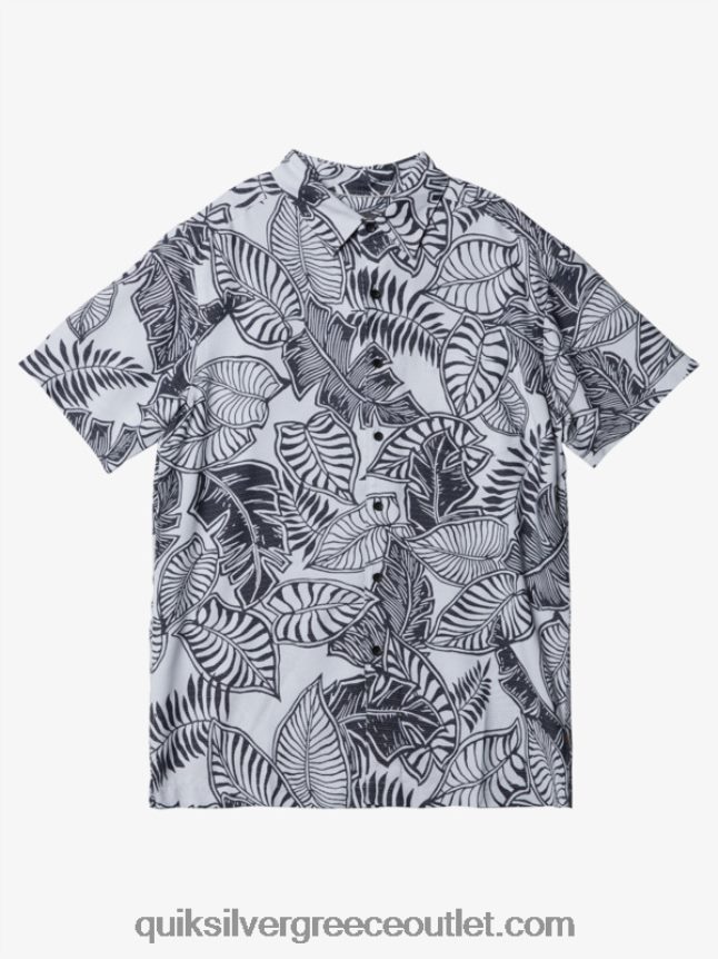 κοντομάνικο πουκάμισο waterman siesta Quiksilver άνδρες 66LP841365 μαύρο άσπρο