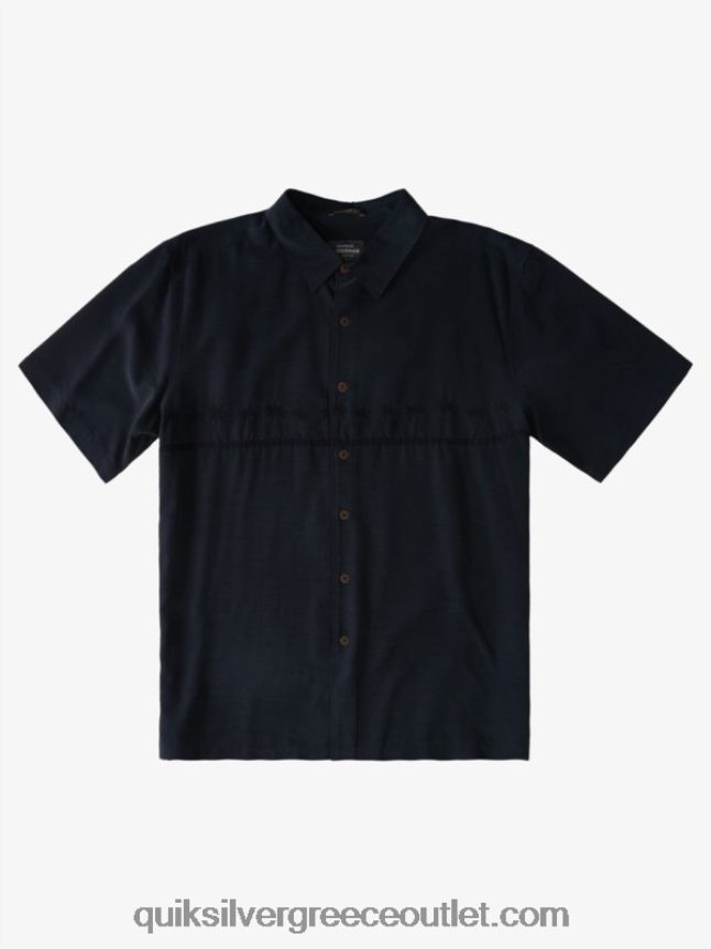 waterman tahiti palms premium αντιρυτιδικό πουκάμισο Quiksilver άνδρες 66LP84868 μαύρος