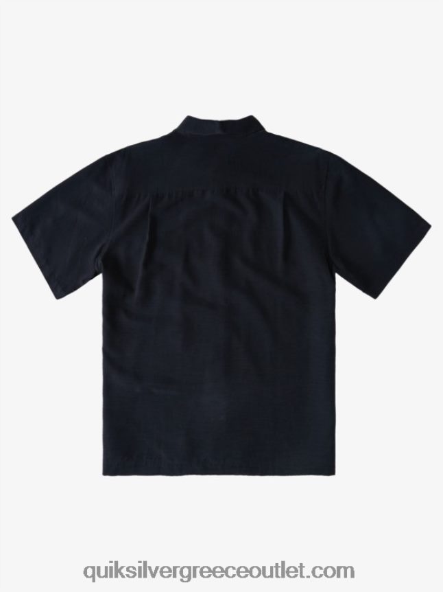 waterman tahiti palms premium αντιρυτιδικό πουκάμισο Quiksilver άνδρες 66LP84868 μαύρος