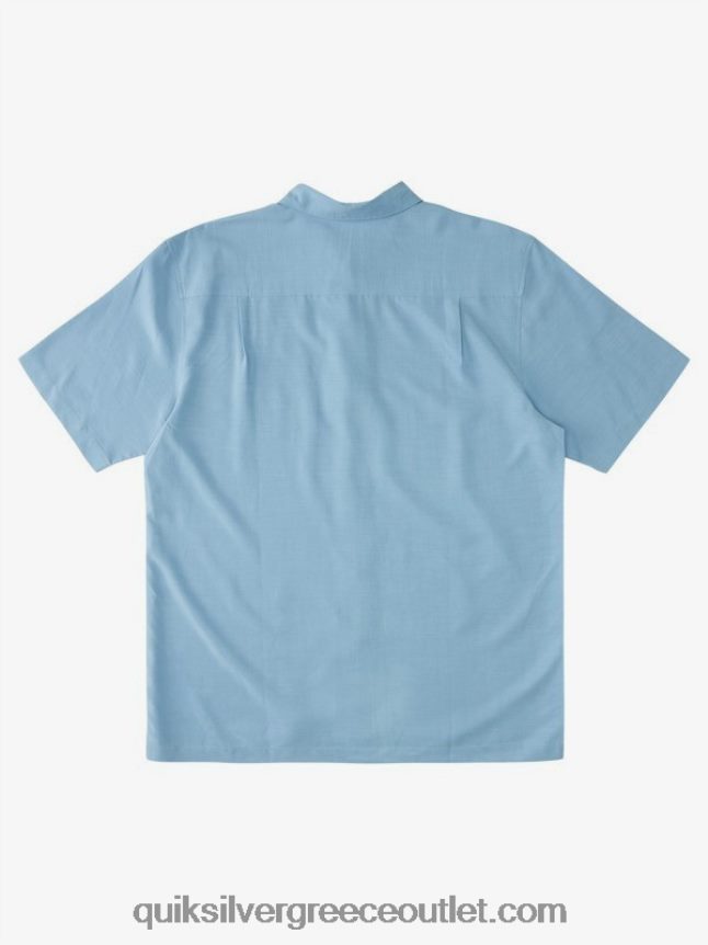 waterman tahiti palms premium αντιρυτιδικό πουκάμισο Quiksilver άνδρες 66LP84870 σούρουπο μπλε