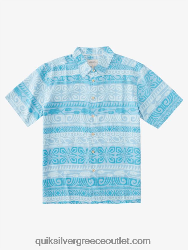 waterman tapa σήμερα κοντομάνικο πουκάμισο Quiksilver άνδρες 66LP84963 σούρουπο μπλε τάπα σήμερα