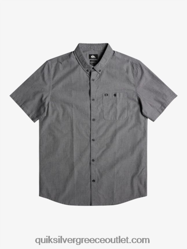 κοντομάνικο πουκάμισο winfall Quiksilver άνδρες 66LP84376 μαύρος