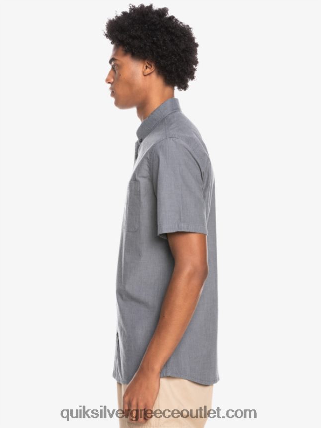 κοντομάνικο πουκάμισο winfall Quiksilver άνδρες 66LP84376 μαύρος