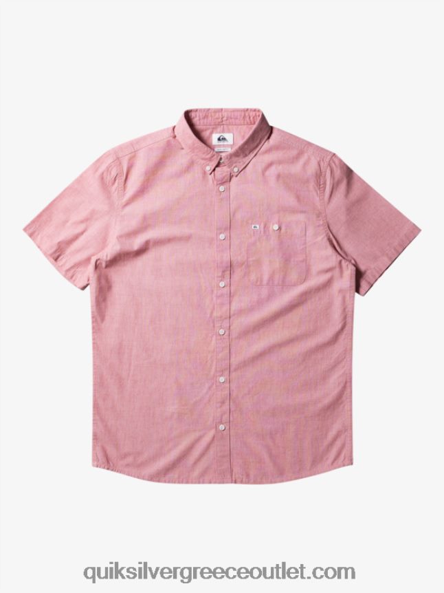 κοντομάνικο πουκάμισο winfall Quiksilver άνδρες 66LP84379 κόκκινη ώχρα