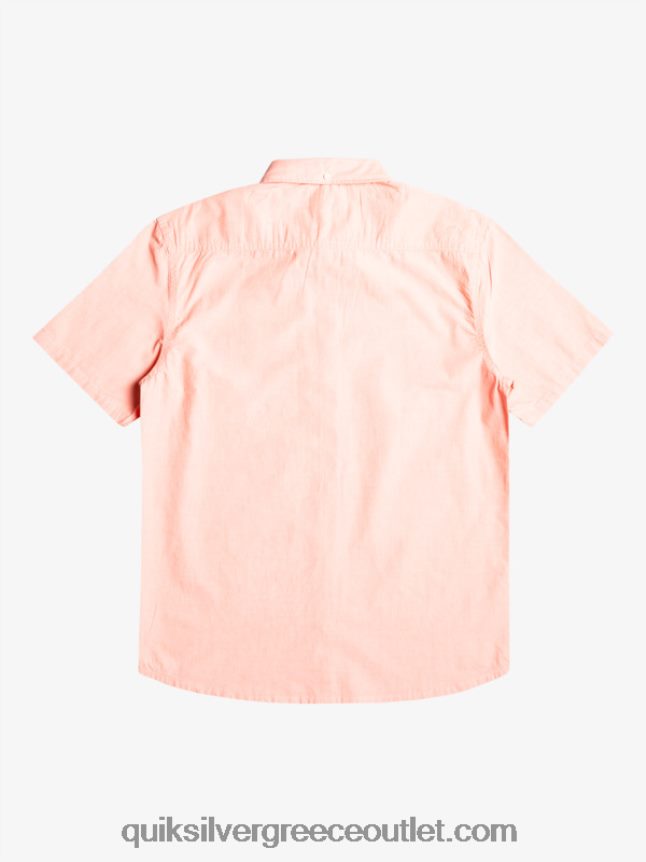 κοντομάνικο πουκάμισο winfall Quiksilver άνδρες 66LP84380 φρέσκος σολομός