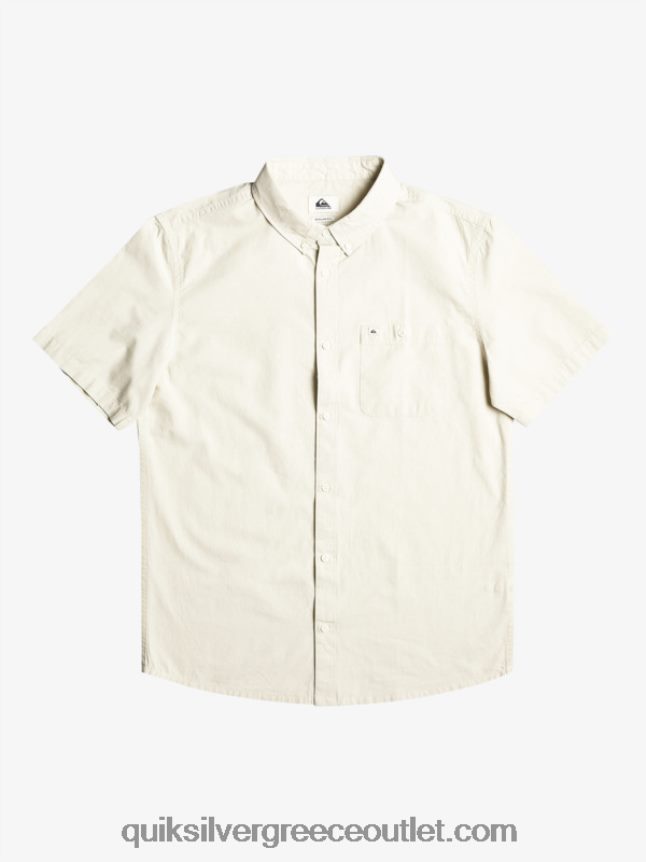 κοντομάνικο πουκάμισο winfall Quiksilver άνδρες 66LP84381 plaza taupe