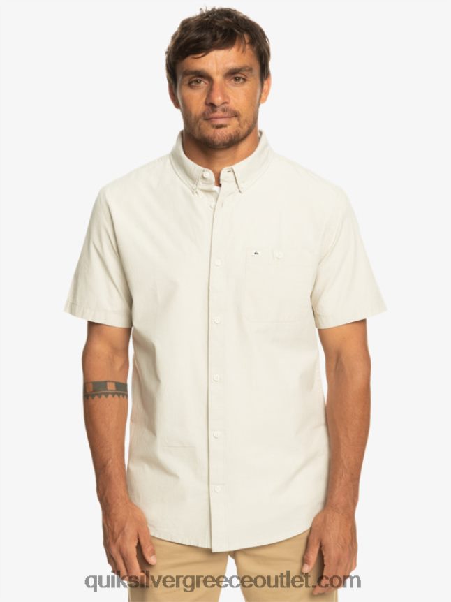 κοντομάνικο πουκάμισο winfall Quiksilver άνδρες 66LP84381 plaza taupe