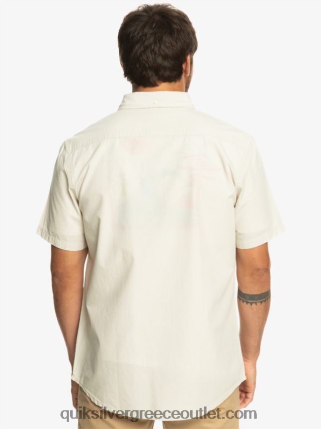 κοντομάνικο πουκάμισο winfall Quiksilver άνδρες 66LP84381 plaza taupe
