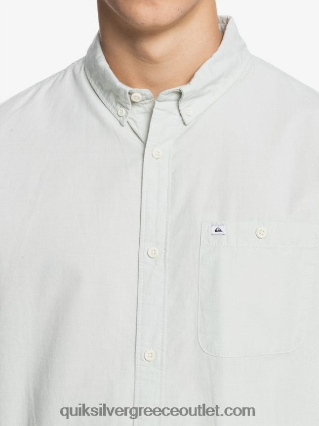 κοντομάνικο πουκάμισο winfall Quiksilver άνδρες 66LP84383 φασκόμηλο της ερήμου