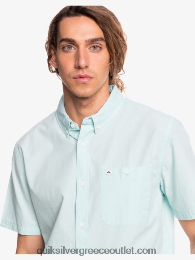 κοντομάνικο πουκάμισο winfall Quiksilver άνδρες 66LP84385 μπλε άγγελος