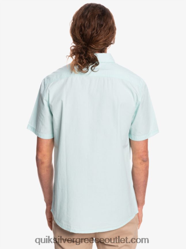 κοντομάνικο πουκάμισο winfall Quiksilver άνδρες 66LP84385 μπλε άγγελος