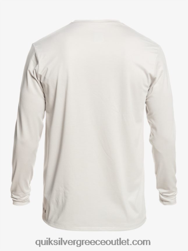 Heritage Heather μακρύ μανίκι upf 50 μπλουζάκι σερφ Quiksilver άνδρες 66LP841469 γκρι βιολετί ρείκι